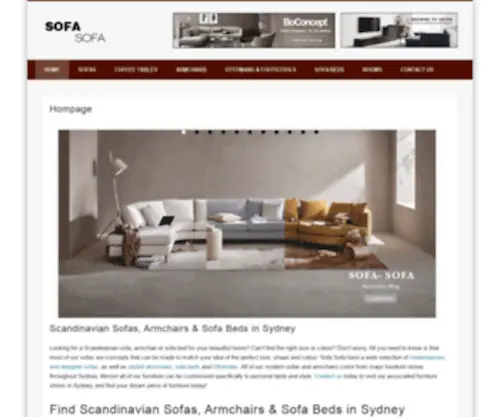 Sofa-Sofa.com.au(Sofa Sofa) Screenshot