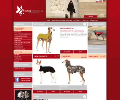Sofadogwear.eu(SOFA Dog Wear) Screenshot