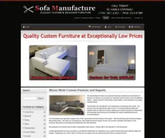 Sofamanufacture.com(SOFA MANUFACTURE) Screenshot