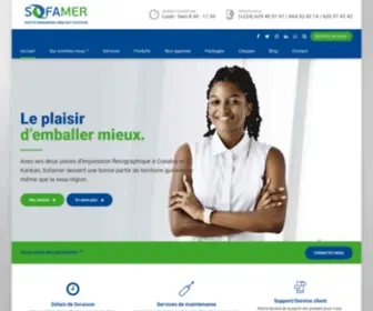 Sofamer.com(Acceuil) Screenshot