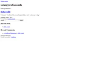 Sofancyprofessionals.com(Sofancyprofessionals ? sofancyprofessionals) Screenshot
