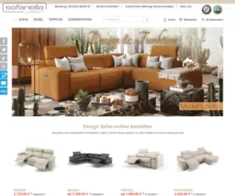 Sofanella.de(Designersofas kaufen) Screenshot