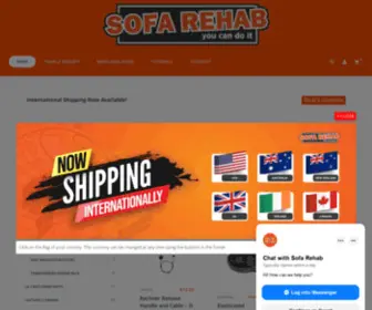 Sofarehab.com.au(Online DIY Furniture Spares) Screenshot