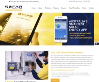 Sofarsolar.com.au(Mass Energy Solar Inverter) Screenshot