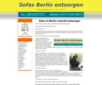 Sofas-Berlin-Entsorgen.de(Sofa entsorgen Berlin) Screenshot