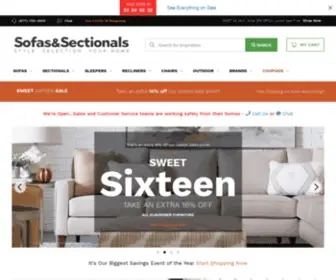Sofasandsectionals.com(Sofas and Sectionals) Screenshot