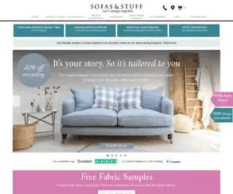 Sofasandstuff.com(Luxury Bespoke Sofas) Screenshot