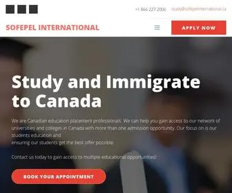 Sofepelinternational.ca(Sofepel International) Screenshot