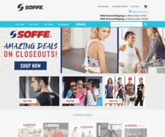 Soffebusiness.com(The M. J. Soffe Company) Screenshot