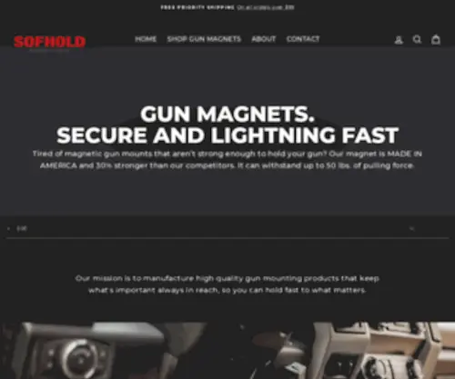 Sofhold.com(Gun Magnet Mounts For Cars and Homes) Screenshot