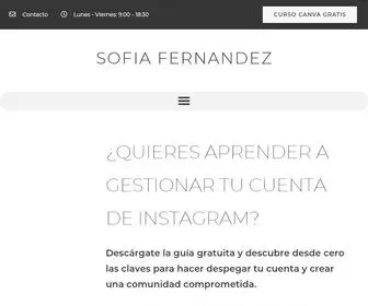 Sofiafernandez.es(▷ Consultoría de Marketing Digital) Screenshot