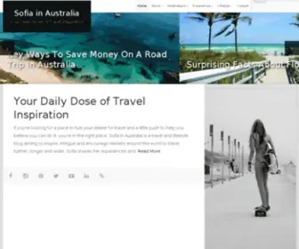 Sofianaaustralia.com(Sofia in Australia) Screenshot