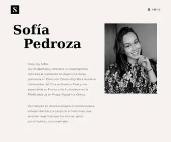 Sofiapedroza.com(Sofía Pedroza) Screenshot