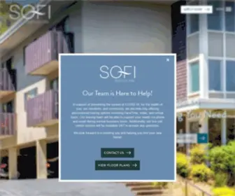 Sofibelmonthills.com(Belmont, CA Apartments for Rent near San Carlos) Screenshot