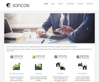Soficon.cz(Úvod) Screenshot