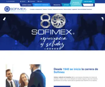 Sofimex.com.mx(Página) Screenshot