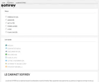 Sofirev.com(Expert comptable) Screenshot