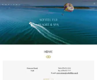 Sofitel-Fiji.com(Sofitel Fiji Resort & Spa) Screenshot