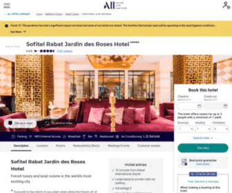 Sofitel-Rabat-Jardindesroses.com(Luxury hotel in Rabat) Screenshot