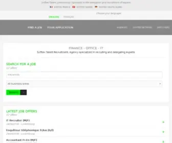 Sofitex-Talent.lu(Sofitex Talent Recruitment) Screenshot