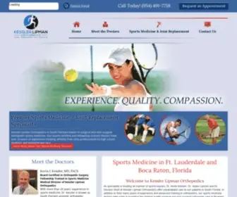 Soflasportsmed.com(Kessler Lipman Orthopedics) Screenshot