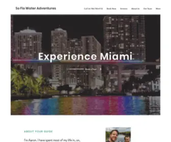 Soflowateradventures.com(Kayaking-Stand Up Paddle Boarding-Snorkeling-So Flo Water Adventures-In Miami) Screenshot