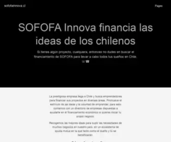 Sofofainnova.cl(SOFOFA) Screenshot