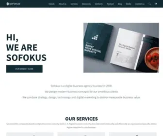 Sofokus.com(Digital business with unfair competitive advantage) Screenshot