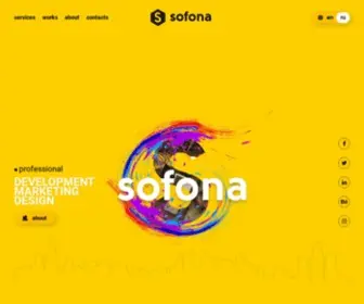 Sofona.com(Web Develop and promote your site by Sofona) Screenshot