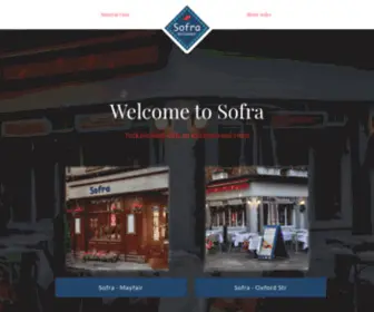 Sofra.co.uk(Sofra by Huseyin Ozer) Screenshot