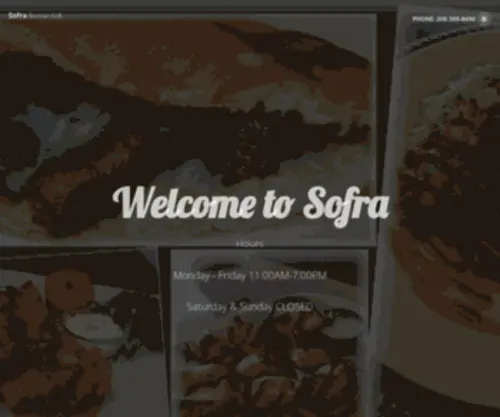 Sofrabosniangrill.com(Sofra Bosnian Grill) Screenshot