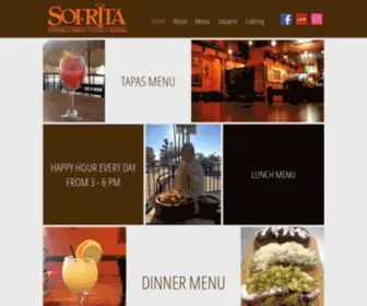 Sofrita.com(Sofrita offers an eclectic mix of music featuring incredible Latin American food and) Screenshot