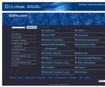 Sofro.com(Web hosting) Screenshot