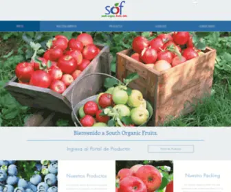 Sofsachile.com(South Organic Fruits) Screenshot