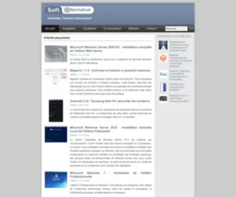 Soft-Alternative.com(Actualité) Screenshot