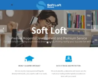 Soft-Loft.com(Premier Magento Development & Magento Webshop) Screenshot