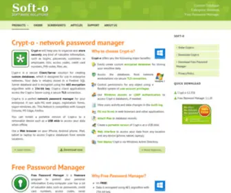 Soft-O.com(Custom encrypted database) Screenshot