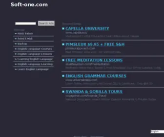 Soft-ONE.com(Soft ONE) Screenshot