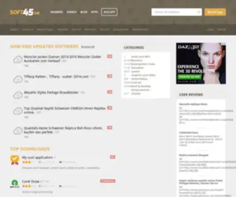 Soft45.com(Offers easily downloadable free software. All it takes) Screenshot