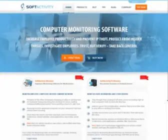 Softactivity.com(Computer Monitoring Software for Insider Threat Detection) Screenshot