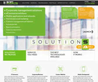 Softaddicts.com(Florida web development & software development company) Screenshot