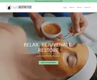 Softaestheticsskincare.com(Skin Care Rejunate Relax Restore) Screenshot