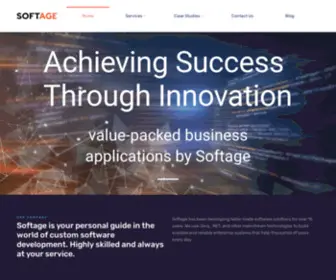 Softagellc.com(Professional Software Development Company) Screenshot