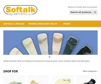 Softalkproducts.com(The Original Softalk Telephone Shoulder Rest & Telephone Accessories) Screenshot