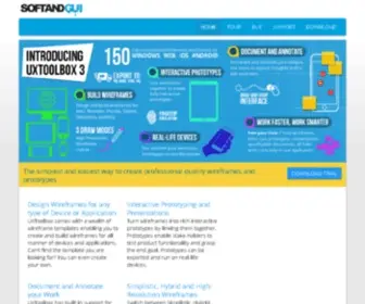 Softandgui.co.uk(Wireframing Tools) Screenshot