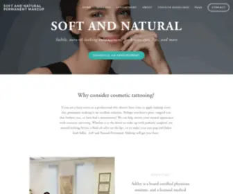 Softandnaturalcosmetics.com(Soft and Natural Aesthetics) Screenshot