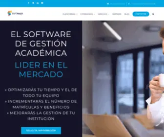 Softaula.com(Softaula plataforma CRM/ERP de gestion escolar) Screenshot