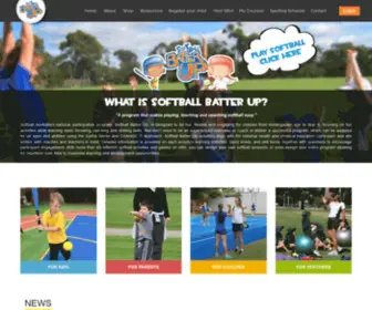 Softballbatterup.com.au(Softball Australia) Screenshot