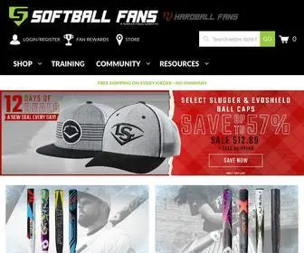 Softballfans.com(Softball Gloves) Screenshot