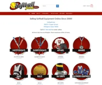 Softballjunk.com(Online Superstore of Softball Equipment) Screenshot